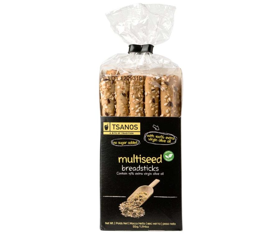 Multiseed Breadsticks, No Sugar Added & Vegan Multiseed Breadsticks, No Sugar Added & Vegan