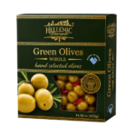 Green Olives Whole, Vacuum Packed -14 Oz