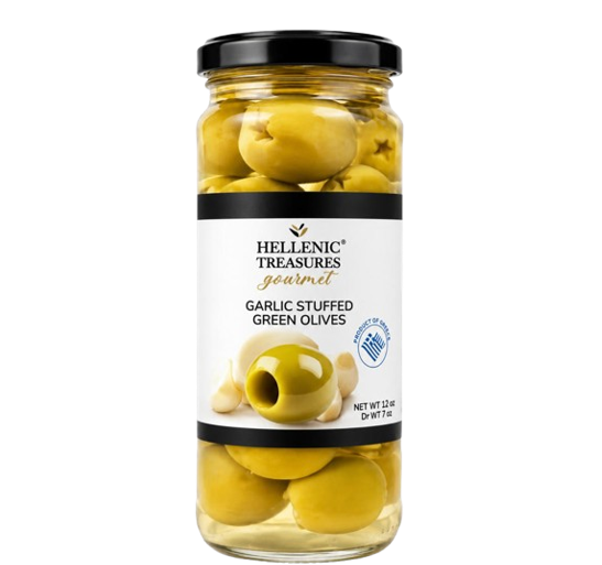 Garlic Stuffed Green Olives 12 Oz Website Photo